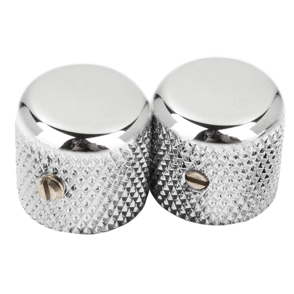 BOTON VOLUMEN Y TONO FENDER PURE VINTAGE CROMADO JGO
