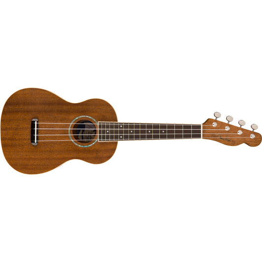 UKULELE FENDER CONCIERTO ZUMA DIAPASON WALNUT NATURAL