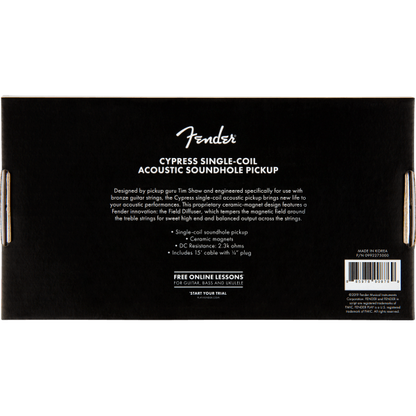 PASTILLA FENDER ACUSTICA DE BOBINA SIMPLE CYPRES NATURAL
