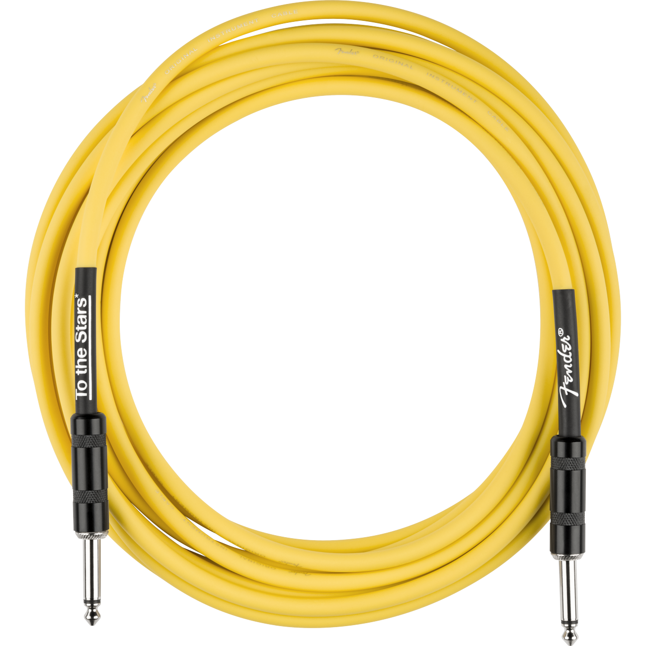 CABLE INSTRUEMENTO FENDER TOM DELONGE 10' GRAFITI AMARILLO