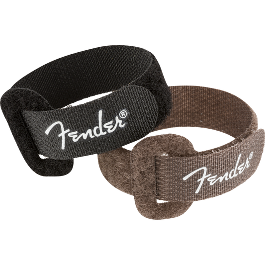 SUJETADOR CABLE FENDER 7" NEGRO Y CAFE JGO