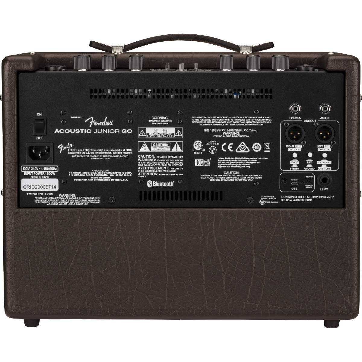 COMBO GUITARRA FENDER ACOUSTIC JR 120V MX