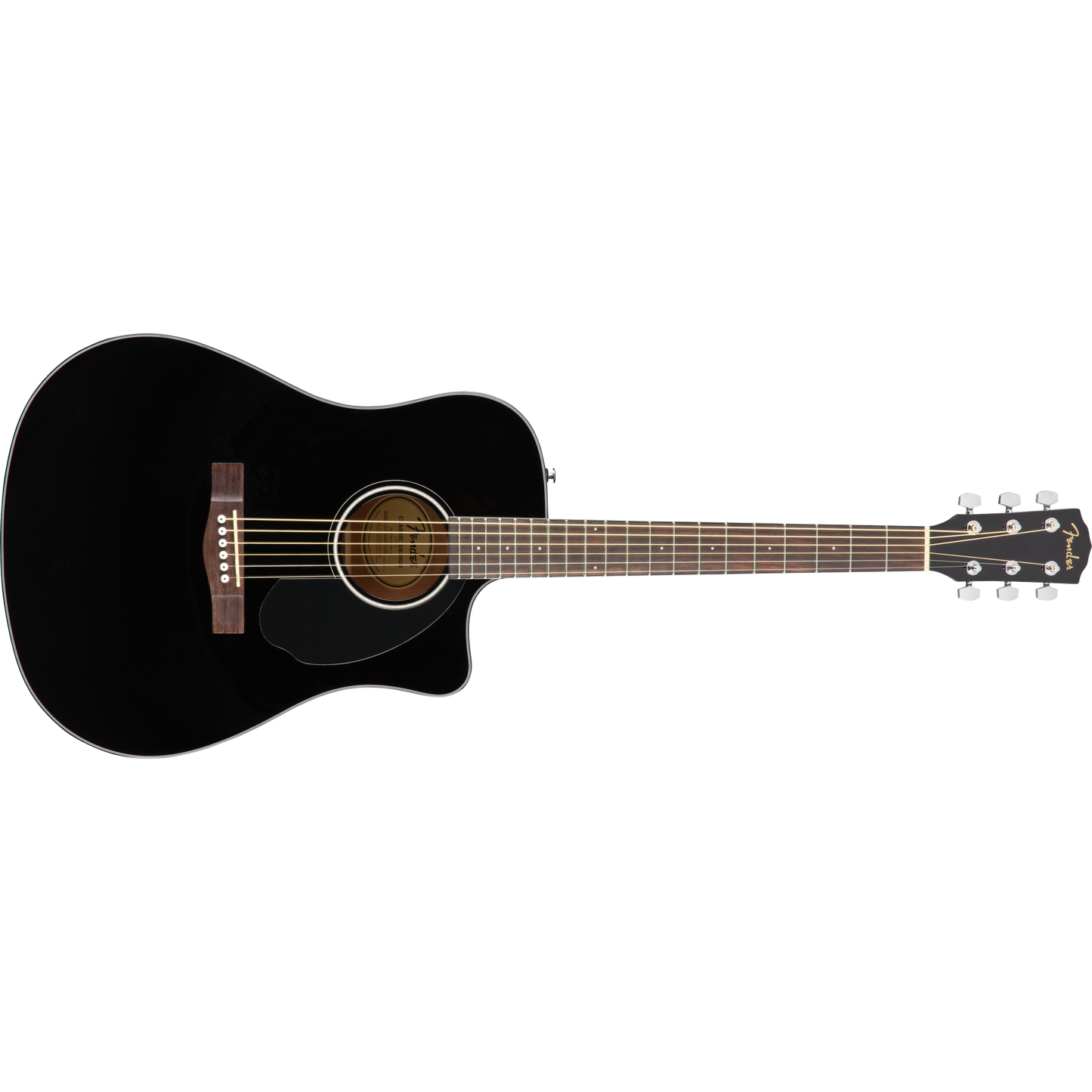 GUITARRA ELECTROACUSTICA FENDER CD-60SCE ACORAZADA NEGRA
