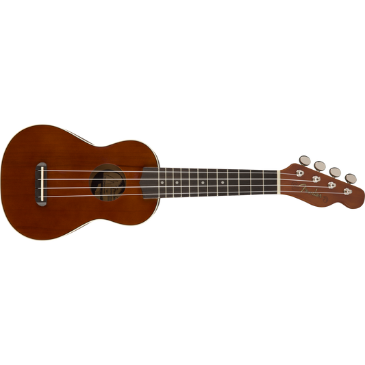 UKULELE INSTRUMENTO FENDER SOPRANO COLOR NATURAL