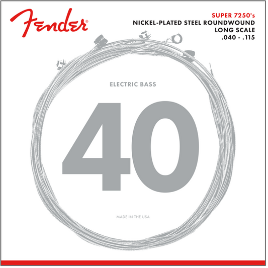 ENCORDADURA BAJO ELECTRICO FENDER SUPER 7250 5 CUERDAS .40-.115