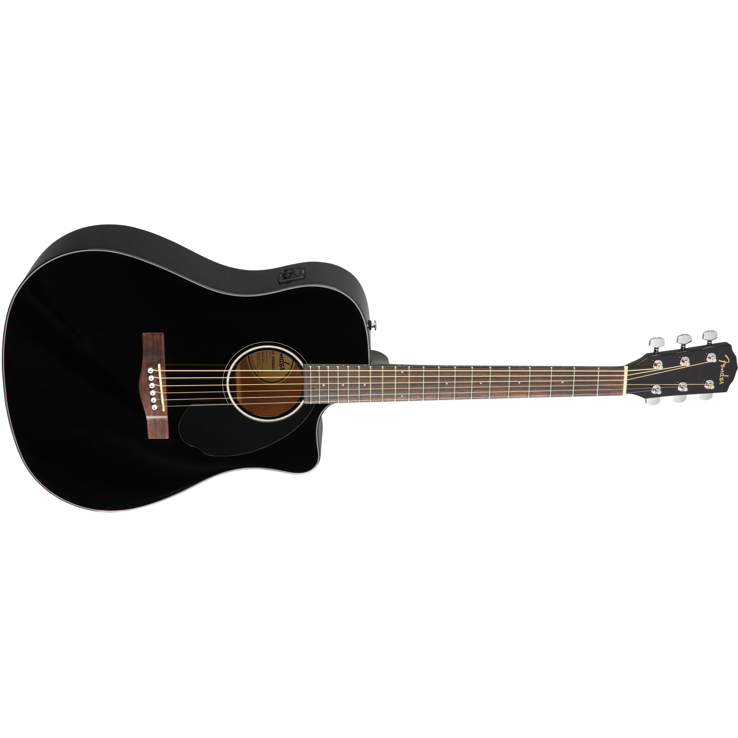 GUITARRA ELECTROACUSTICA FENDER CD-60SCE ACORAZADA NEGRA