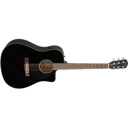 GUITARRA ELECTROACUSTICA FENDER CD-60SCE ACORAZADA NEGRA