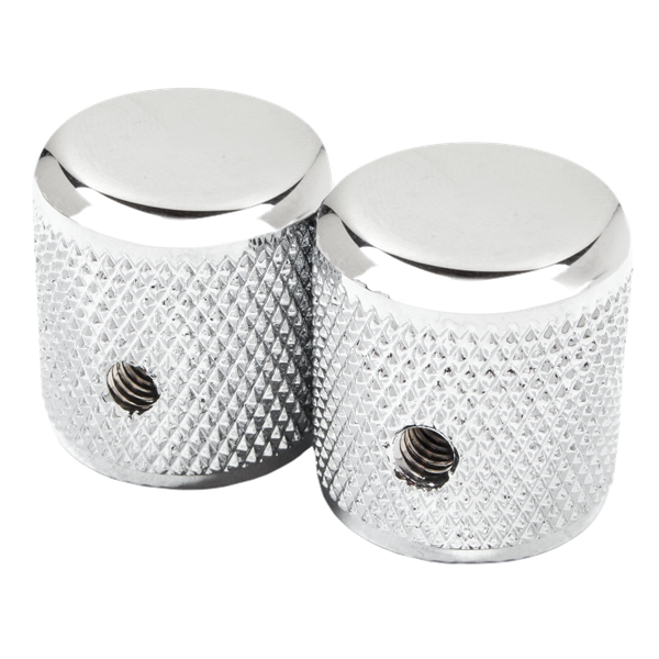 BOTON TONO O VOLUMEN FENDER ALUMINIO CROMADO C\U