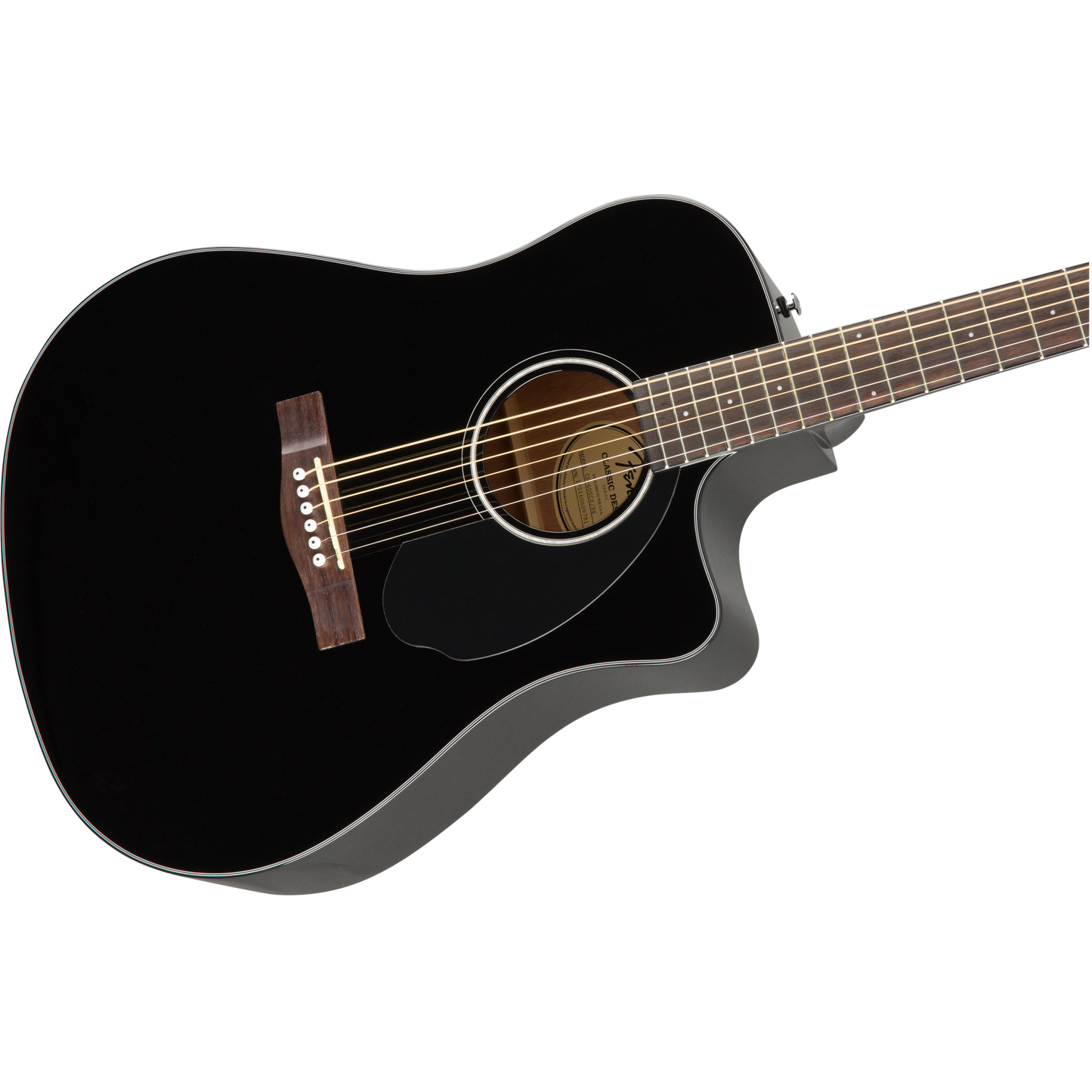 GUITARRA ELECTROACUSTICA FENDER CD-60SCE ACORAZADA NEGRA