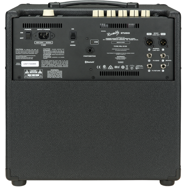 COMBO BAJO FENDER RUMBLE STUDIO 40 120V