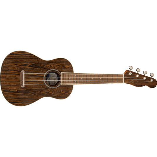 UKULELE CONCIERTO FENDER ZUMA EXOTIC DIAPASON WALNUT BOCOTE