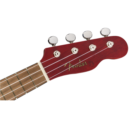 UKULELE INSTRUMENTO FENDER SOPRANO COLOR CHERRY