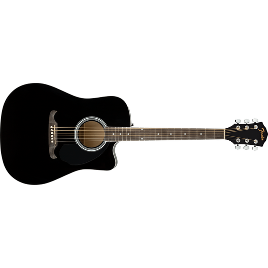 GUITARRA INSTRUMENTO ELECTROACUSTICA FENDER DREAND NEGRA ACORAZADO