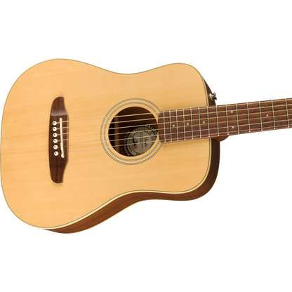 GUITARRA ACUSTICA FENDER REDONDO MINI W/B, NAT