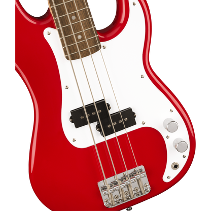 BAJO ELECTRICO FENDER MINI PRECISION DIAPASON LAUREL DAKOTA COLOR ROJO