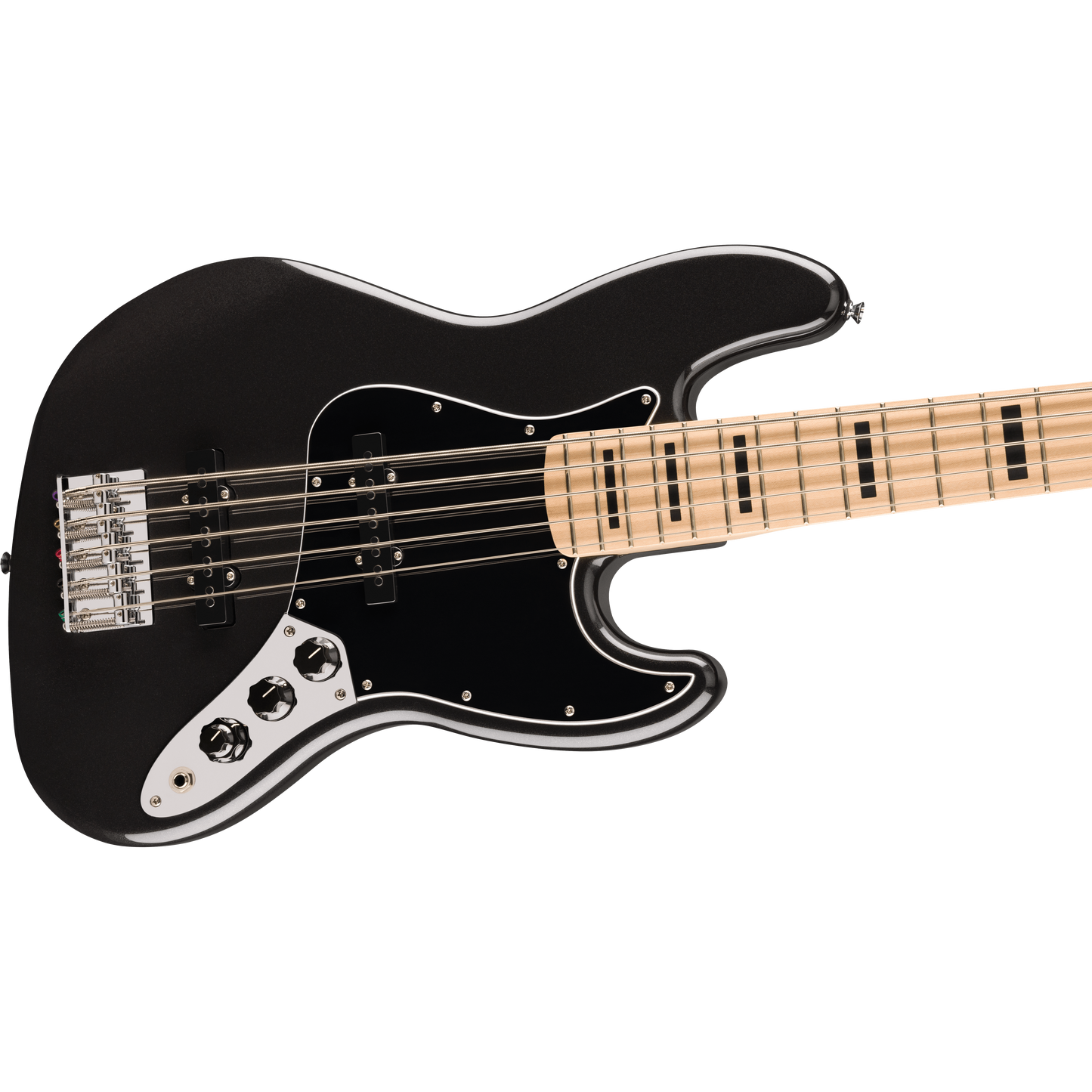 0378753565 INSTRUMENTO BAJO ELECTRICO FENDER 5 CUERDAS AFF ACT J BASS V MN BPG BKM NEGRO CON BRILLOS