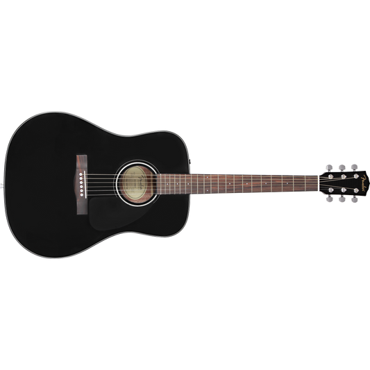 GUITARRA ACUSTICA FENDER CD-60 DREAD V3 NEGRA CON ESTUCHE
